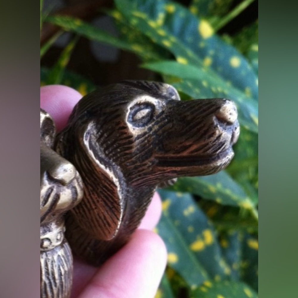 Vintage Anthropologie Dog Head Drawer Knobs - Picture 7 of 9
